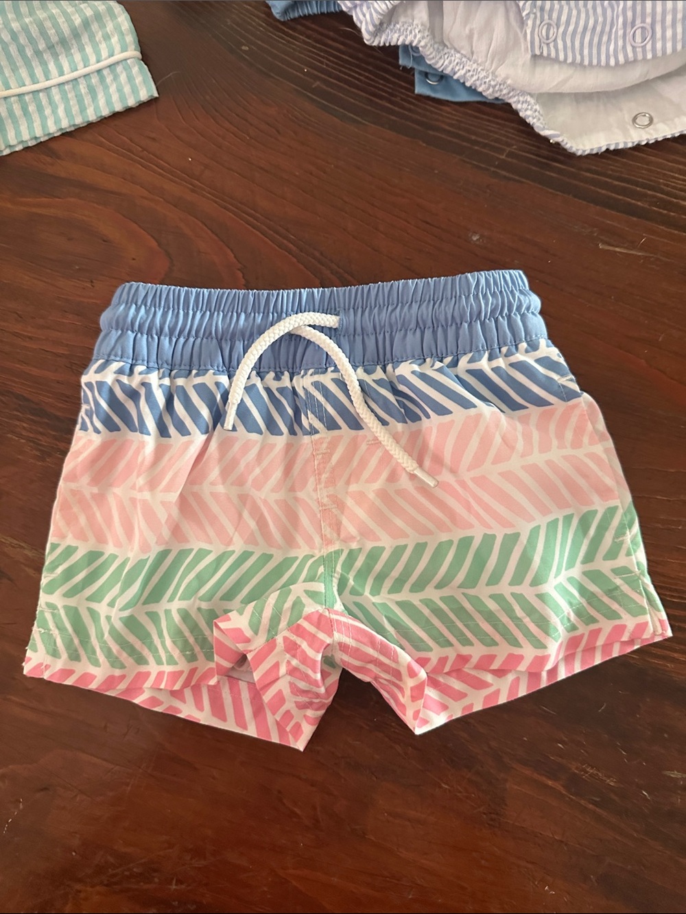 TBBC swim shorts 6-12mo